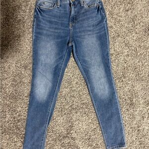 Time and Tru Jeans Size 6 Women's Blue High Rise Curvy Skinny Stretch Denim
